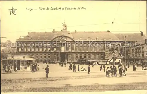 Liege Luettich Place Saint Lambert Palais de Justice Kat. Luettich