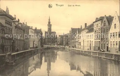 Bruges Flandre Quai du Miroir Kat. 