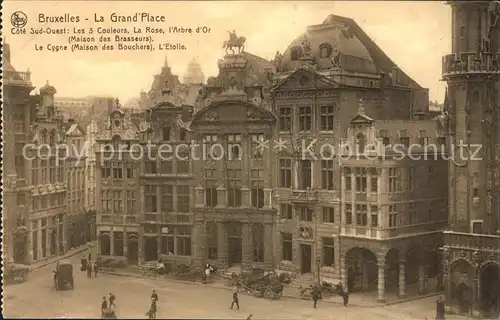 Bruxelles Bruessel Grand Place Maisons Kat. 