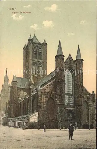Gand Belgien Eglise Saint Nicolas Kat. Gent Flandern