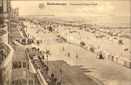 Blankenberghe Continental Palace Hotel Plage Kat. 