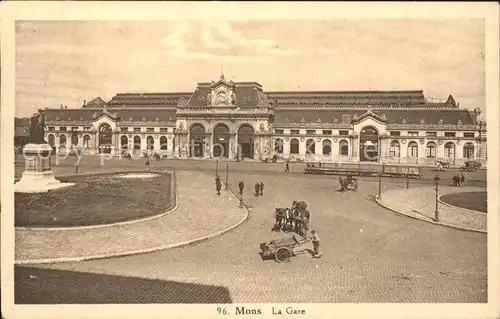 Mons La Gare Bahnhof Kat. 