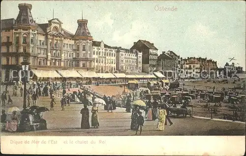 Ostende Flandre Digue du Mer Chalet du Roi Kat. 