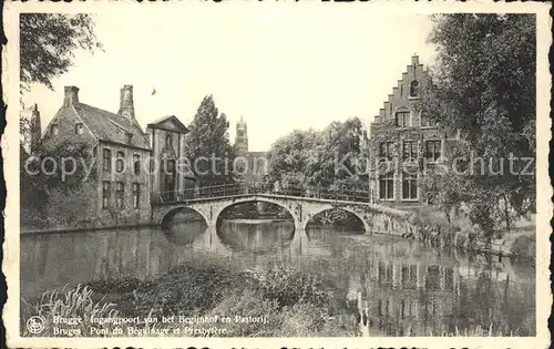 Bruges Flandre Pont du Beguinage et Presbytere Kat. 