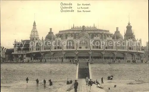 Ostende Flandre Kursaal Wohlfahrtskarte Reichsverband zur Unterstuetzung deutscher Veteranen Kat. 