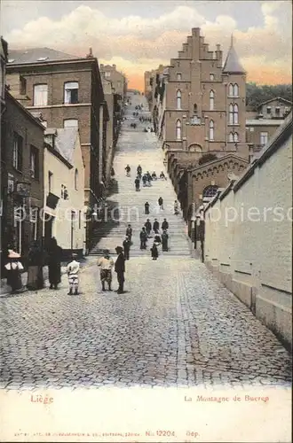 Liege Luettich Montagne de Bueren Kat. Luettich