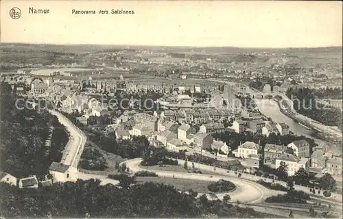 Namur Wallonie Panorama vers Salzinnes Kat. 