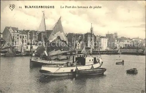 Blankenberghe Port des bateaux de peche Kat. 