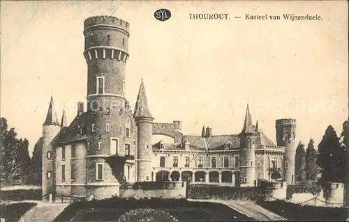 Thourout Kasteel van Wijnendaele Schloss Kat. 