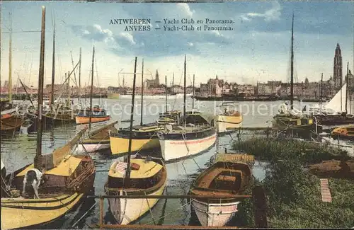 Anvers Antwerpen Yacht Club Bateau Eglise Kat. 