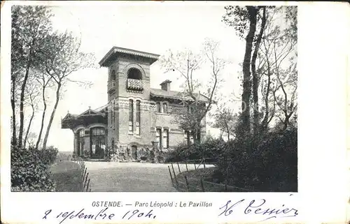 Ostende Flandre Parc Leopold Pavillon Kat. 