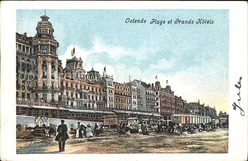 Ostende Flandre Plage et les Grands Hotels Kat. 