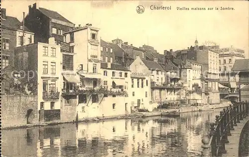 Charleroi Hainaut Wallonie Vieilles maisons sur la Sambre Kat. 