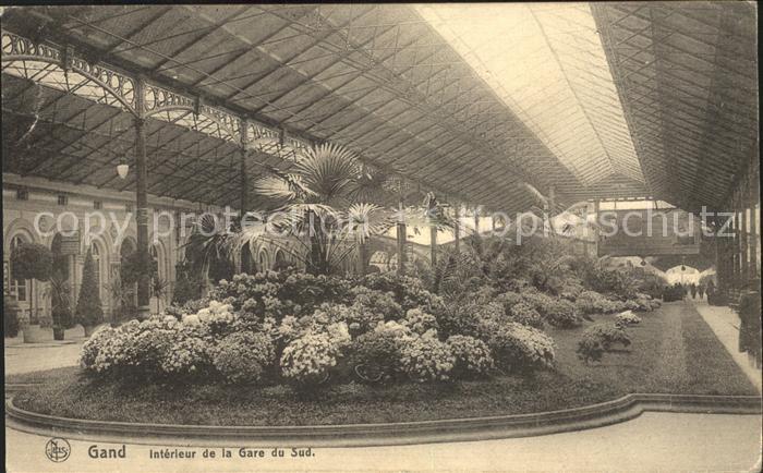 Gand Belgien Interieur de la Gare du Sud Kat. Gent Flandern Nr ... Gand Belgien Interieur de la Gare du Sud Kat. Gent Flandern Nr ...