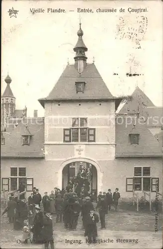 Gand Belgien Exposition Universelle 1913 Vieille Flandre Entree Chausee de Courtrai Kat. Gent Flandern