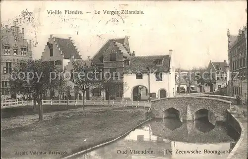 Gand Belgien Exposition Universelle 1913 Vieille Flandre Le Verger Zelandais Kat. Gent Flandern