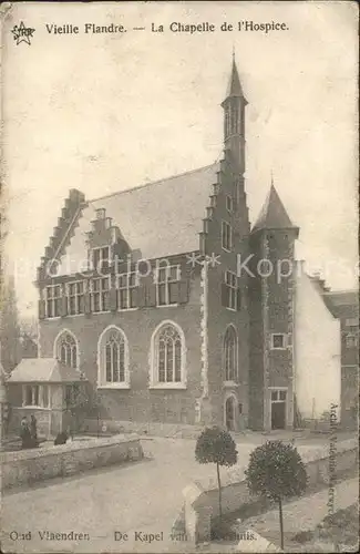 Gand Belgien Exposition Universelle 1913 Vieille Flandre Chapelle de l Hospice Kat. Gent Flandern