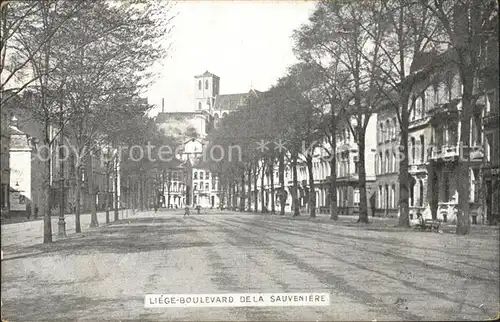 Liege Luettich Boulevard de la Sauveniere Kat. Luettich