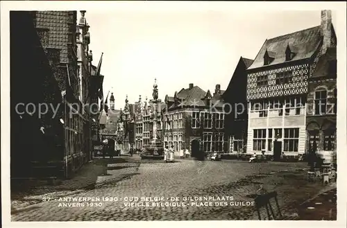 Anvers Antwerpen Exposition Universelle 1930 Vieille Belgique Place des Guildes Kat. 