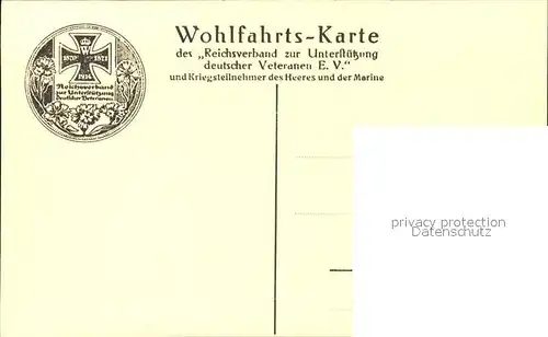 Ostende Flandre Strandhotels und Badestrand Wohlfahrtskarte Reichsverband zur Unterstuetzung deutscher Veteranen Kat. 