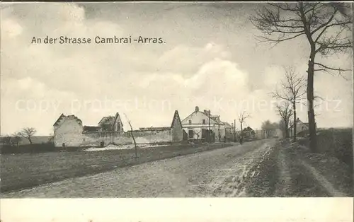Cambrai An der Strasse nach Arras Kat. Cambrai