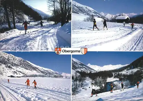 Obergoms Langlauf und Skiwandern / Muenster Geschinen /Bz. Goms