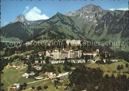 Caux VD et Rochers de Naye Vue generale / Caux /Bz. Vevey