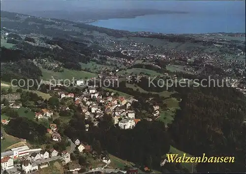 Walzenhausen AR Fliegeraufnahme mit Bodensee Kat. Walzenhausen