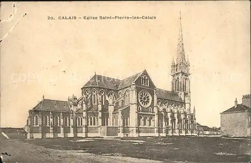 Calais Eglise Saint Pierre les Calais Kat. Calais