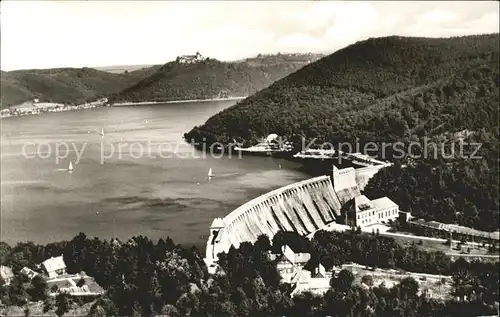 Edertal Edertalsperre Edersee Panorama / Edertal /Waldeck-Frankenberg LKR