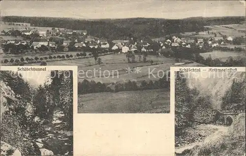 Schluechttal Mettmaeinfluss Schluechtunnel /  /Waldshut LKR