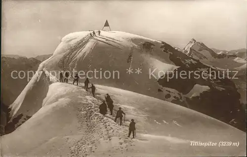 Engelberg OW Titlisspitze Bergsteiger Kat. Engelberg