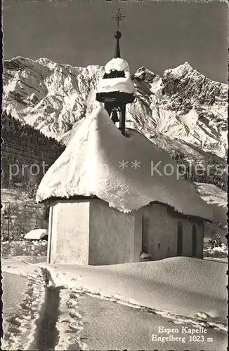 Engelberg OW Espen Kapelle Kat. Engelberg