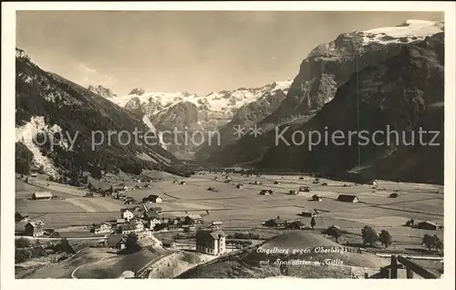 Engelberg OW mit Oberberg Spannoerter und Titlis Kat. Engelberg