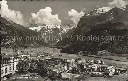 Engelberg OW mit Spannoerter und Titlis Kat. Engelberg