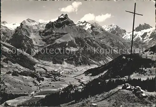 Engelberg OW Blick ins Engelbergtal Kat. Engelberg