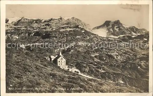 Weggis LU Hotel Klausen Passhoehe mit Kammlistock und Scheerhorn Kat. Weggis