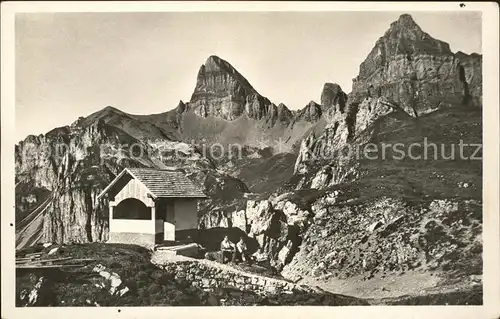 Uri Schweiz Kinzig Kapelle mit Rosstock und Faulen Kat. Altdorf UR