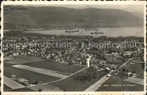 Yverdon VD Vue aerienne Kat. Yverdon