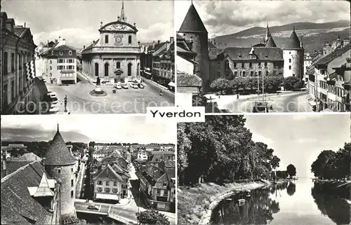 Yverdon VD Vue partielle Kat. Yverdon