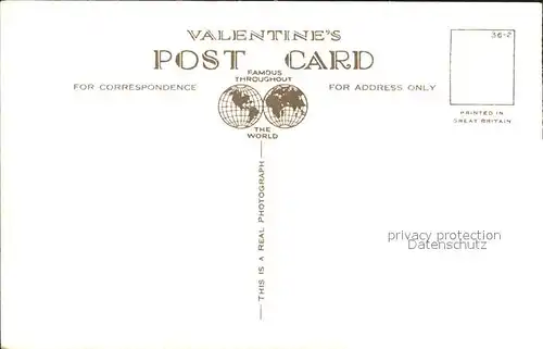 Port Sunlight Lady Lever Art Gallery Christ Church Sculpture the Dell Valentines Post Card Kat. United Kingdom