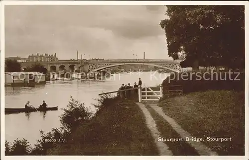 Stourport on Severn Bridge Valentine s Post Card