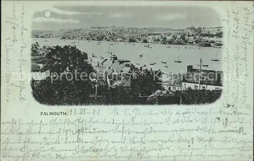 Falmouth General view Moonlight Kat. Grossbritannien