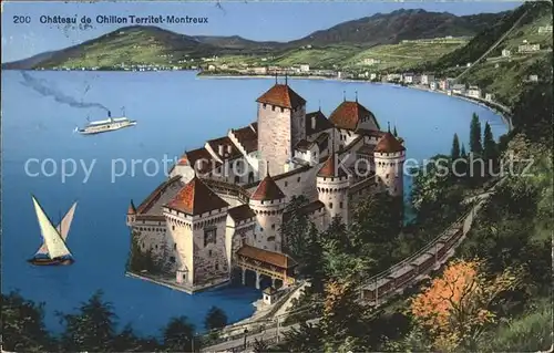 Territet Montreux Chateau de Chillon / Montreux /Bz. Vevey
