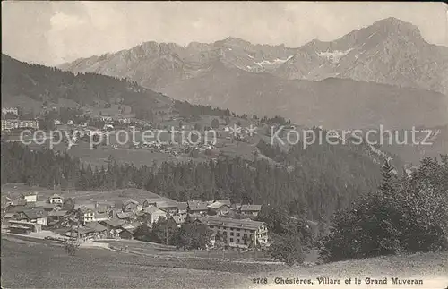 Villars Chesieres et le Grand Muveran / Villars /Rg. Les Mosses