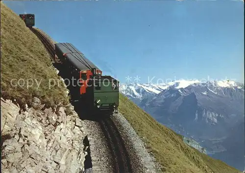 Brienz Rothornbahn Sustengebiet  Kat. Eisenbahn