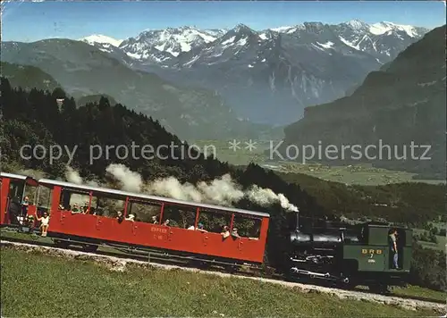 Brienz Rothornbahn Lokomotive Haslital  Kat. Eisenbahn