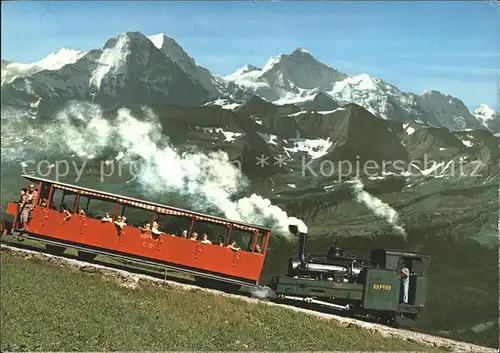 Brienz Rothornbahn Lokomotive Eiger Moench Jungfrau Kat. Eisenbahn