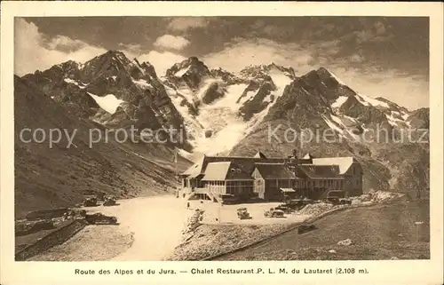 Jura Route des Alpes et du Jura Chalet Restaurant P.L.M. du Lautaret Kat. Bern