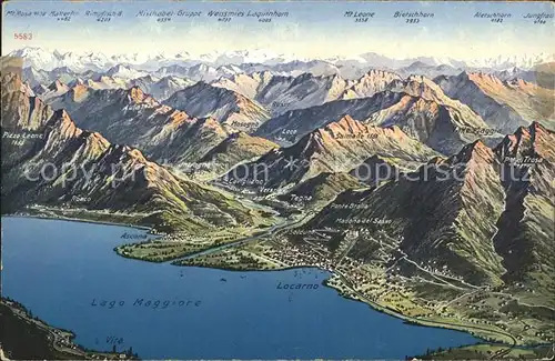 Lago Maggiore Panorama Kat. Italien